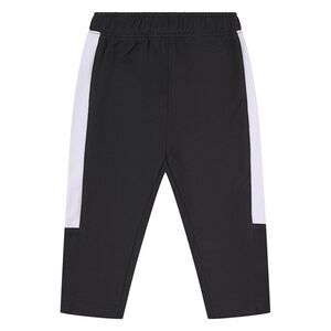 Larkwood Baby Contrast Tracksuit Bottoms / Black/White